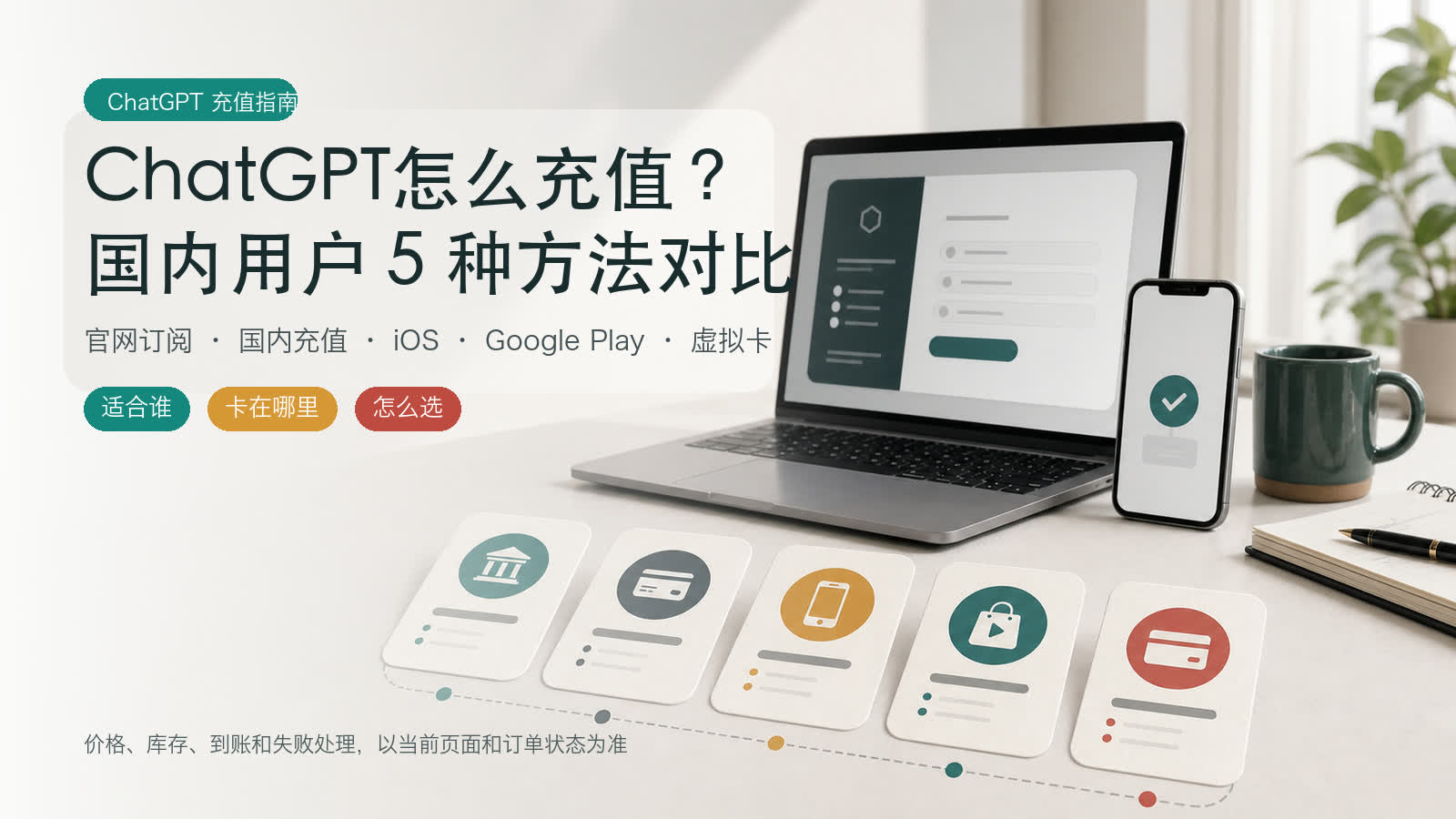 ChatGPT Plus 国内充值方式对比,国内充值平台、官网绑卡、iOS、Google Play 和虚拟卡怎么选